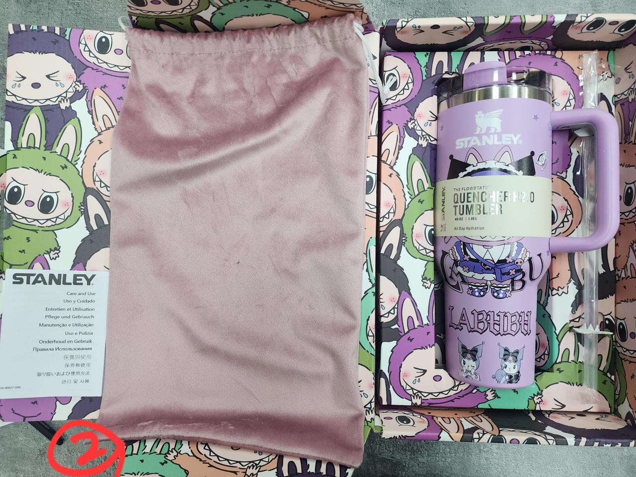 (새상품) 라부부 스탠리텀블러 판매합니다 (1.18L)
