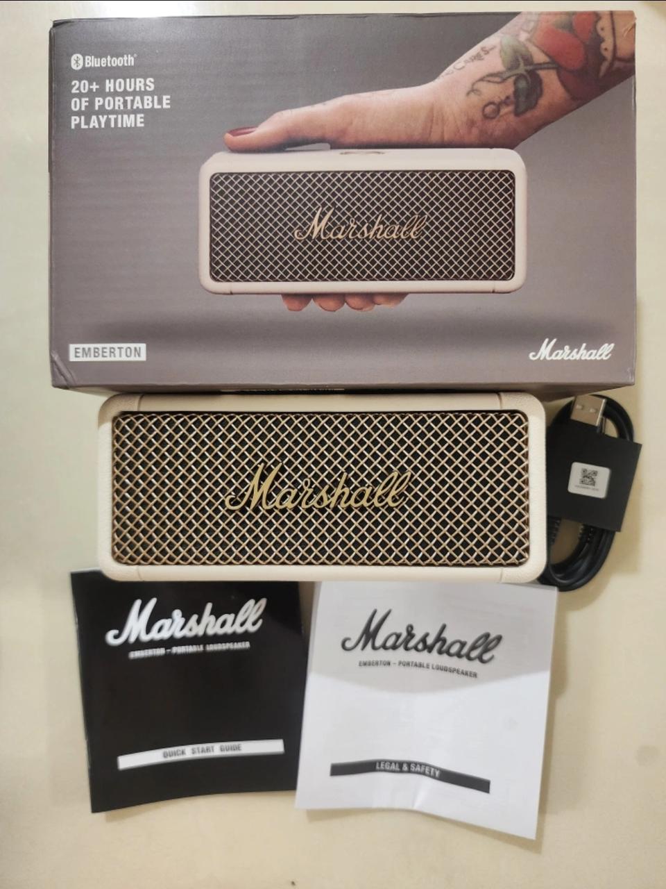 당일발송!♡새상품 미개봉♡ 마샬 엠버튼 블루투스 스피커 Marshall