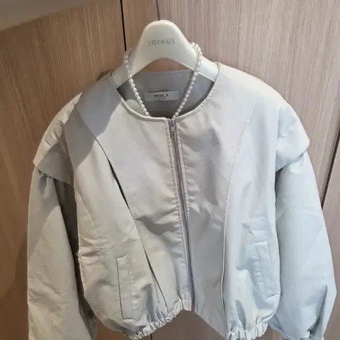 블루종 레더 점퍼