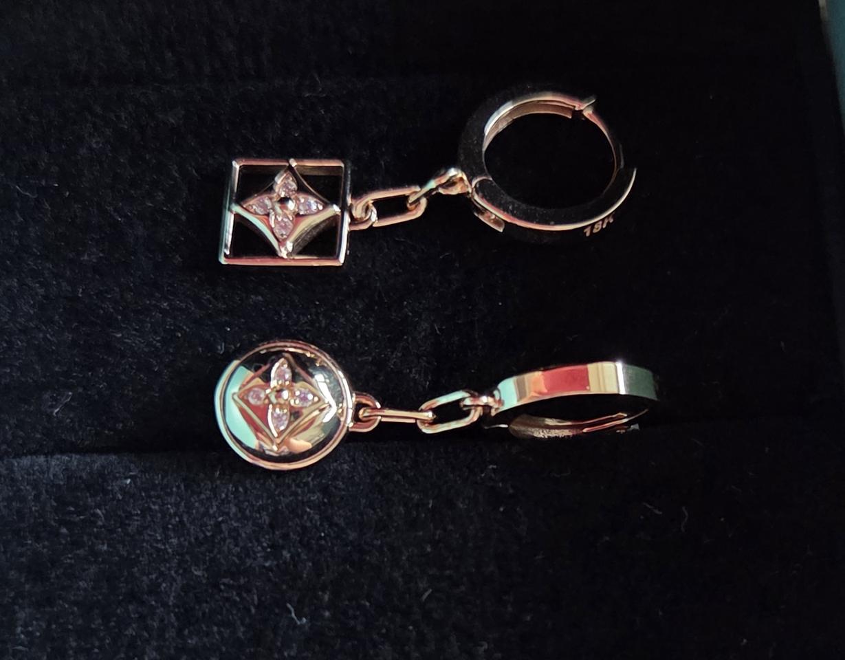 18k 핑크골드 귀걸이