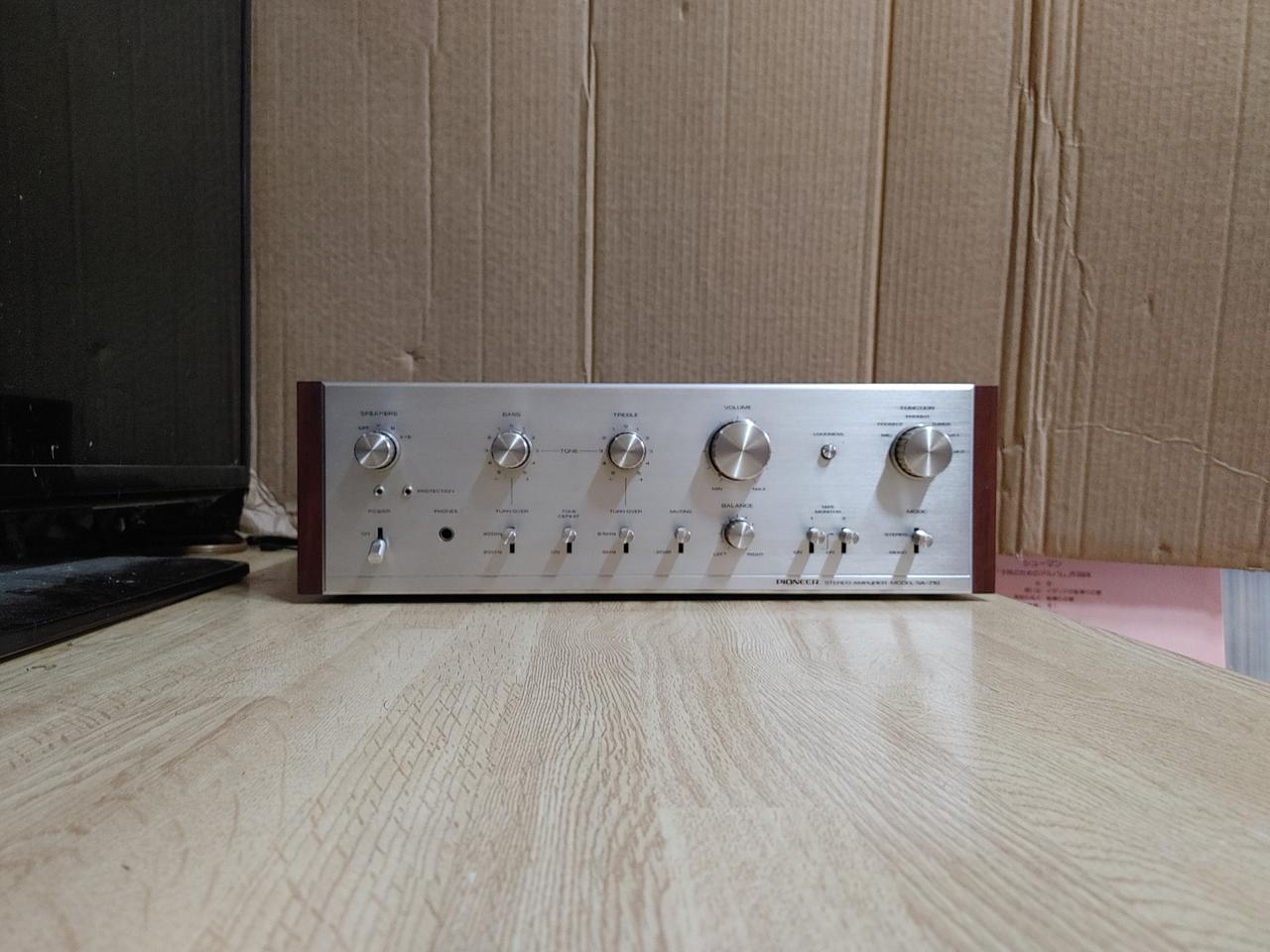 1.파이오니아 인티앰프 SA 710 (컴퓨터 오디오 스피커 LP CD )