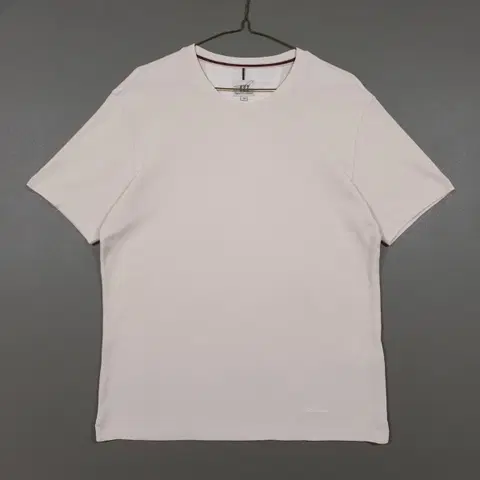 100 (L) 헨리코튼 신형 23ss 와플조직 라운드 코튼 반팔 티셔츠