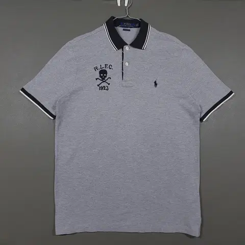 M) 폴로 랄프로렌 신형 포니 스컬 로고 RL 트윈팁 반팔 카라티 클래식