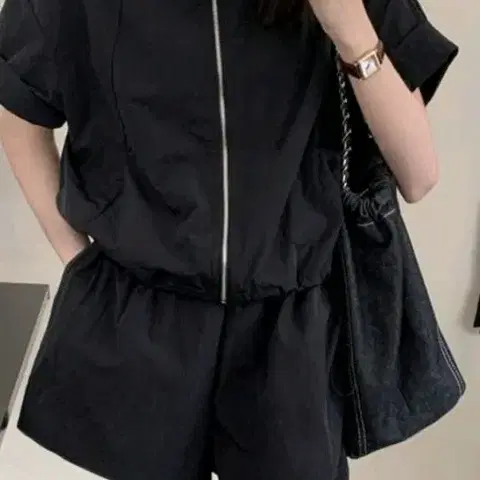 사그락 세트 크롭 집업세트 투피스세트 큰사이즈