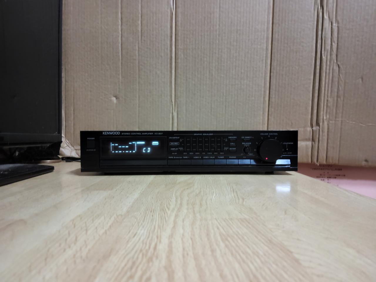 켄우드 KC 207 프리앰프 (오디오 스피커 LP턴테이블 CD플레이어)
