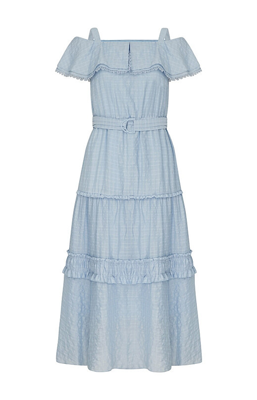 케네스레이디 오프숄더 원피스