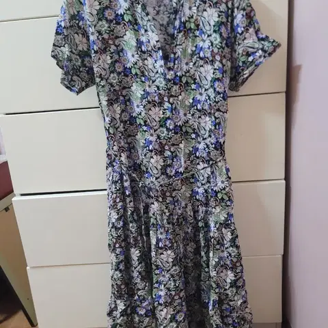꽃무늬 롱 원피스