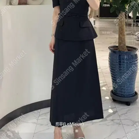 르뮤 LeMieux 투피스 세트 44-날씬55 (정가 35만원대)