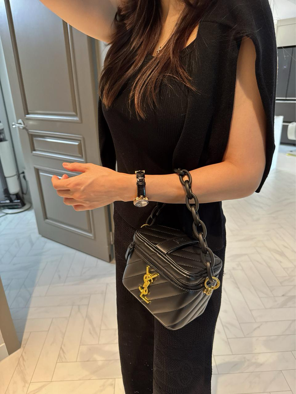 입생로랑 체인숄더백 파우치 노벨티 무료배송