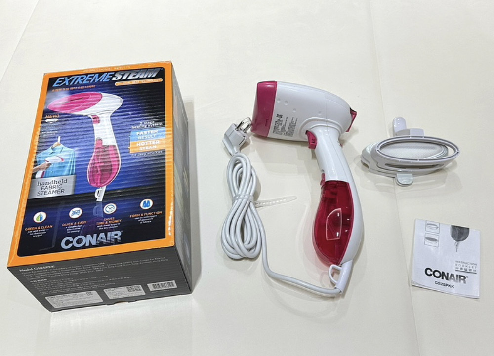 핸디형 스팀다리미 살균기 미개봉 새제품 이에요