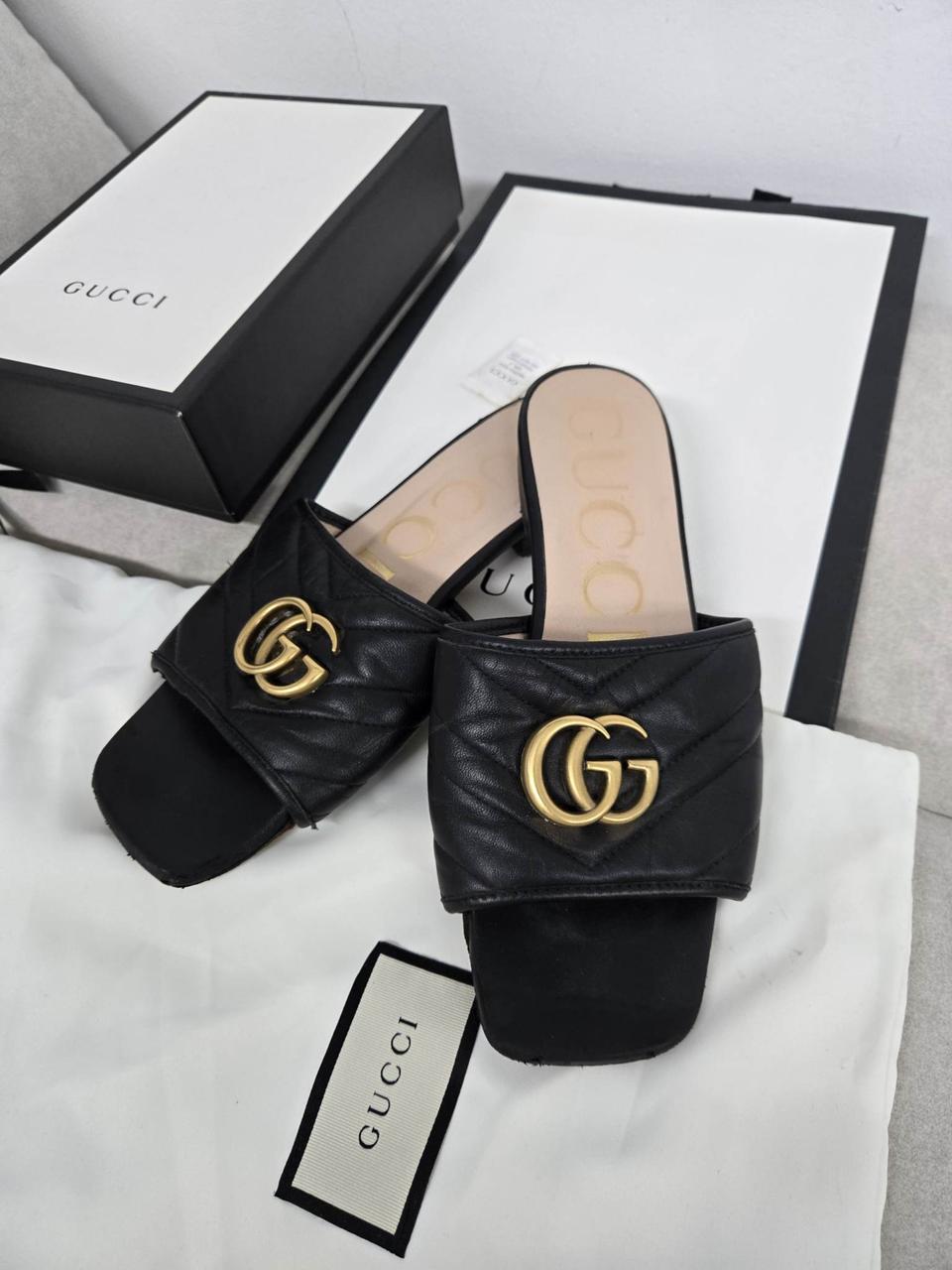 [보증서 정품]구찌 마틀라세 마몬트 슬리퍼