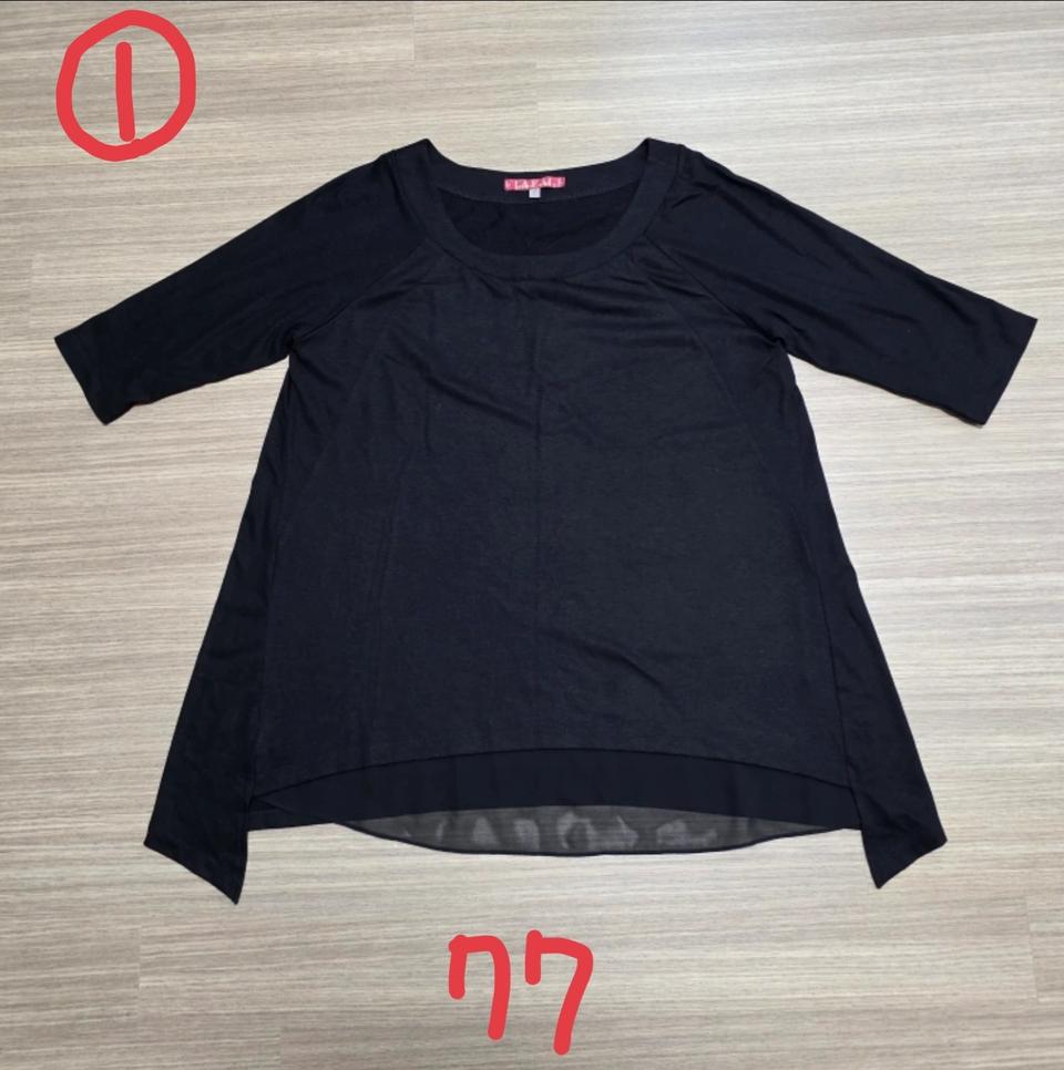 살랑살랑 티블라우스 66/77. 개당.