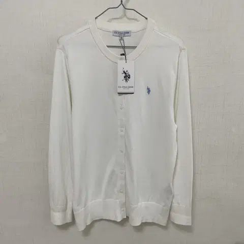 US 폴로 정품 가디건 24 신상 아이보리 2XL 블루 포니 110