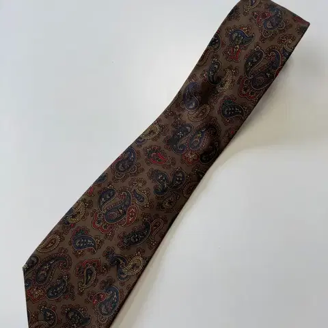 빈티지 실크 넥타이 8.2cm