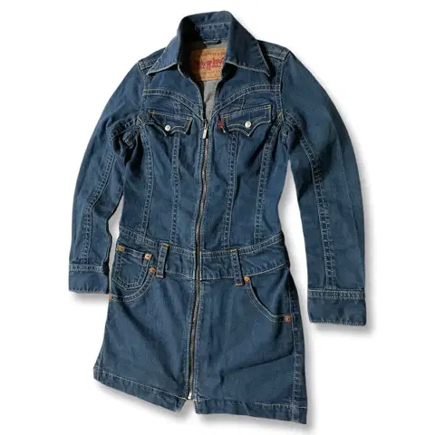 리바이스 타입원 데님 원피스 자켓