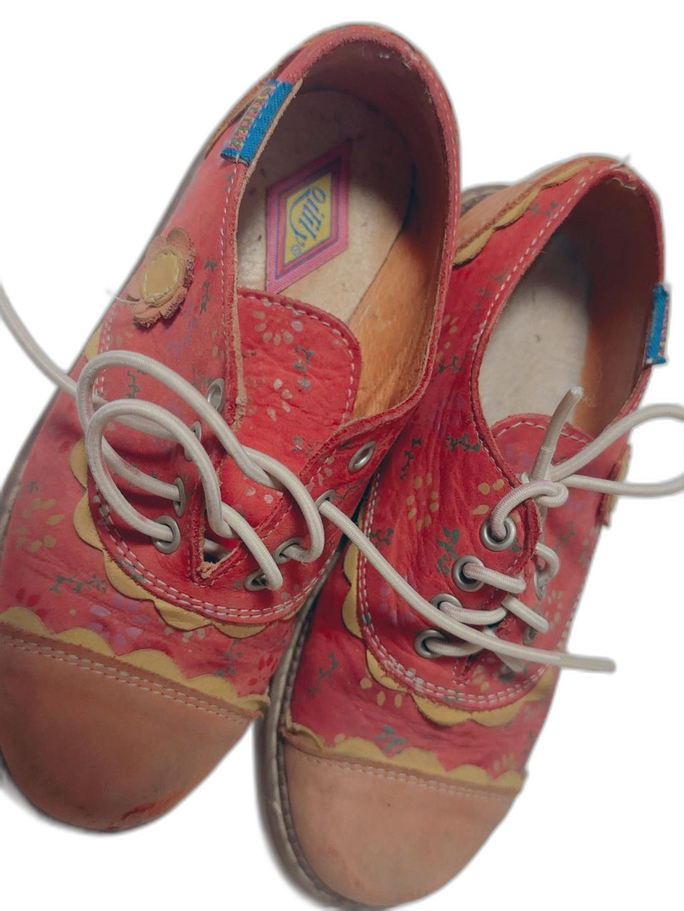 오일릴리 사슴가죽 신발