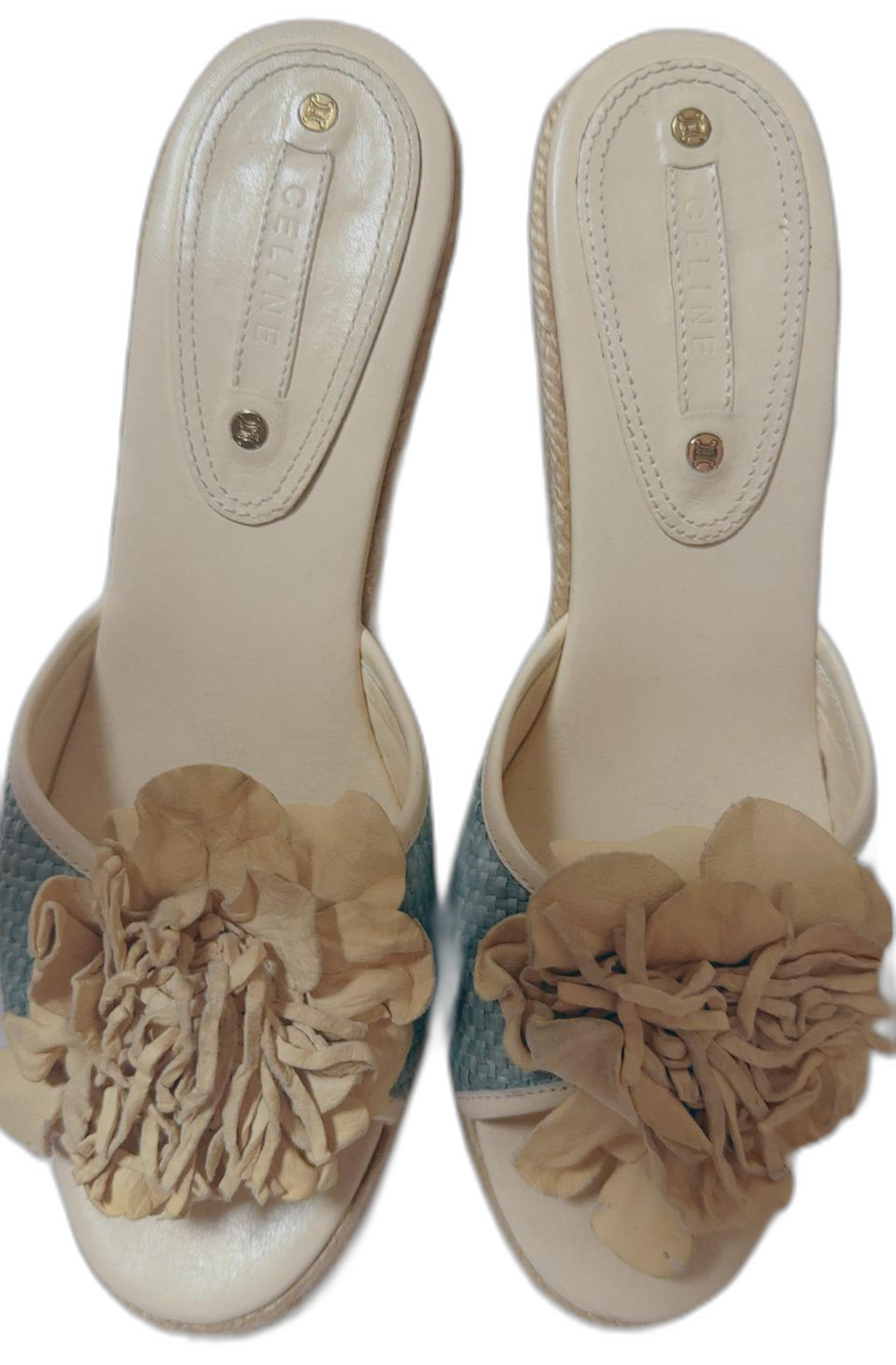 셀린느 웨지 샌들