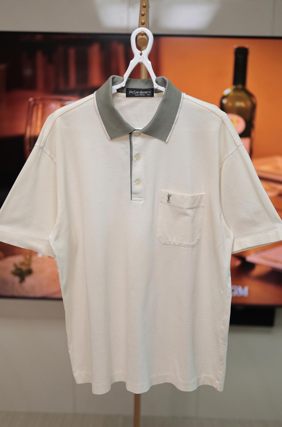 입생로랑(Yves Saint Laurent) 포켓 자수 포인트 폴로티
