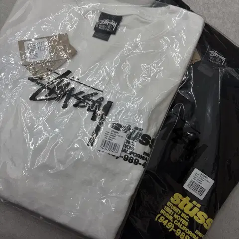 무료배송/정품) 스투시 STUSSY DNA 반팔 / 블랙 화이트