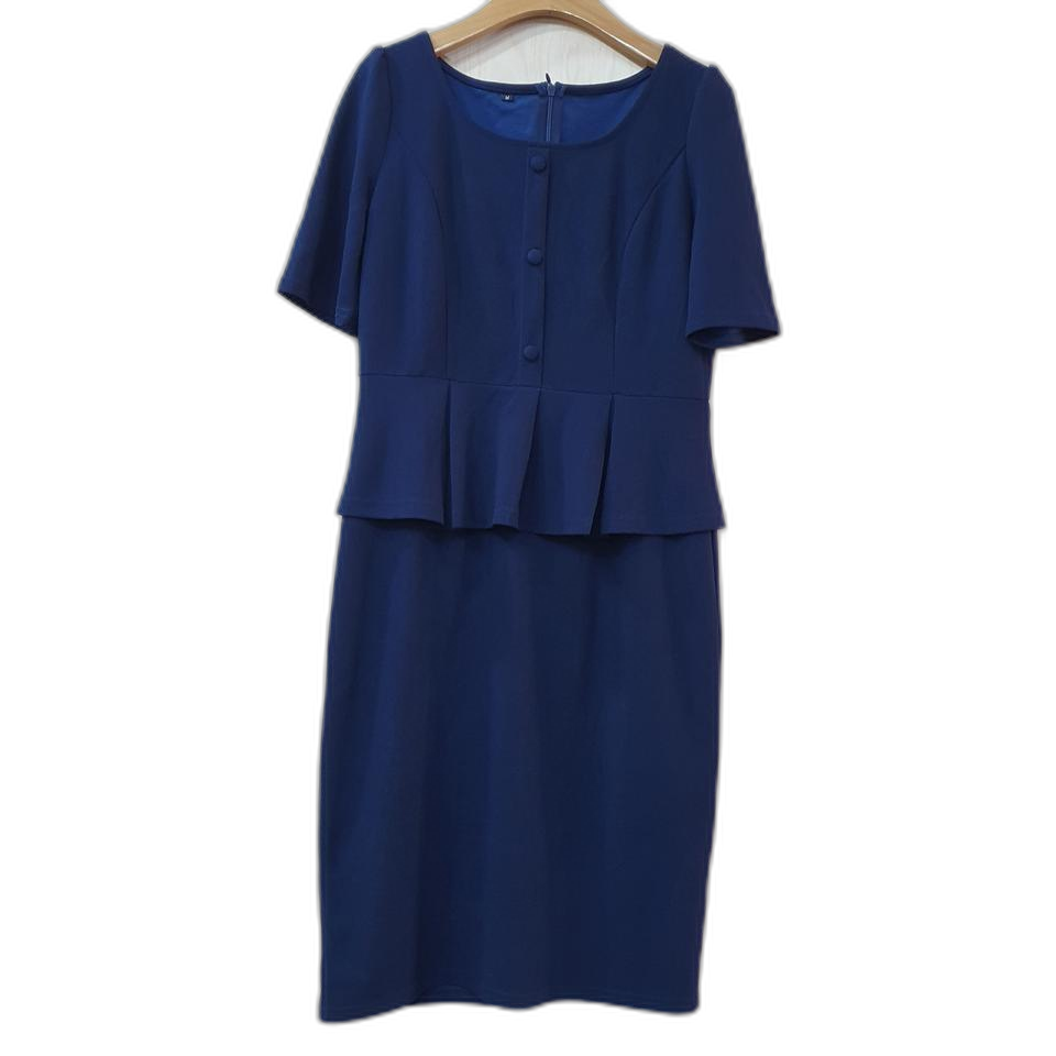 네이비 원피스55~66