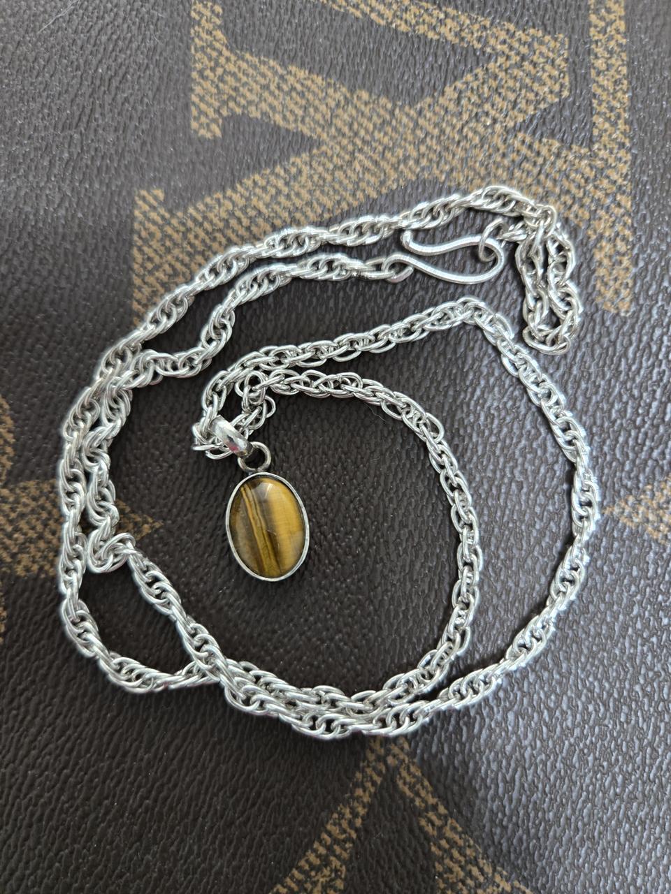 은목걸이남성용99.9%호안석