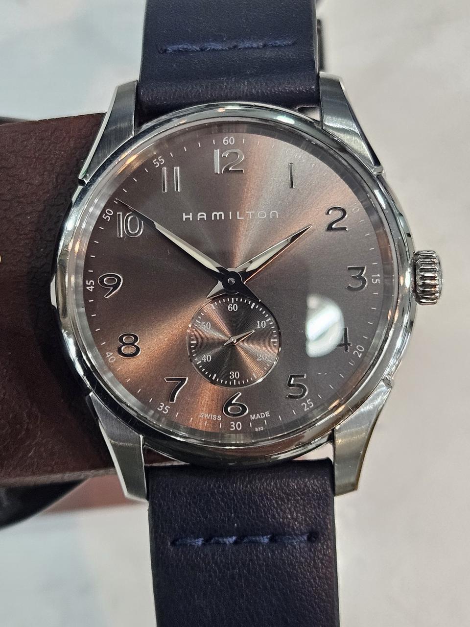 해밀턴 독립초침 재즈마스터 쿼츠시계