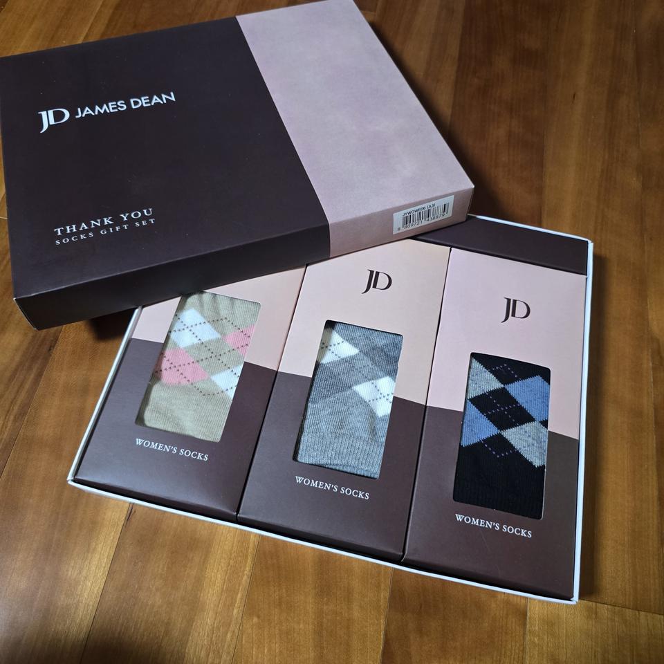 제임스딘 여성 중목야말 3족 세트- New