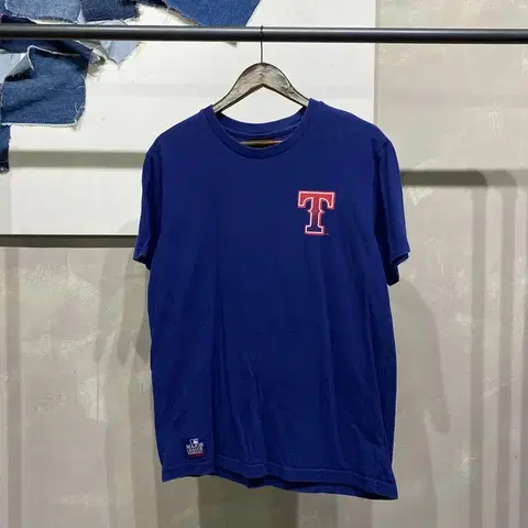 (100) MLB 텍사스레인저스 야구 스포츠 프린팅 반팔 티
