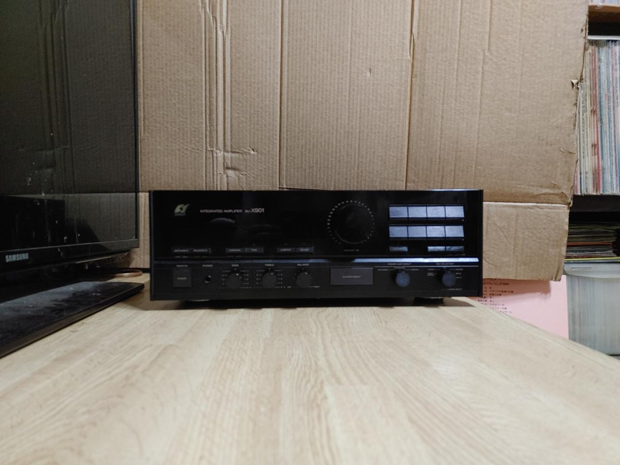 산수이 AU X901 고출력 인티앰프 (오디오 스피커 LP턴테이블 CD