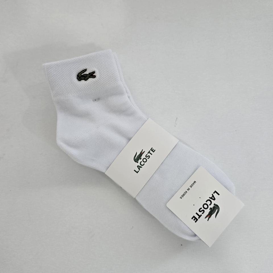 라코스테 베이직 숏 삭스 4개 세트