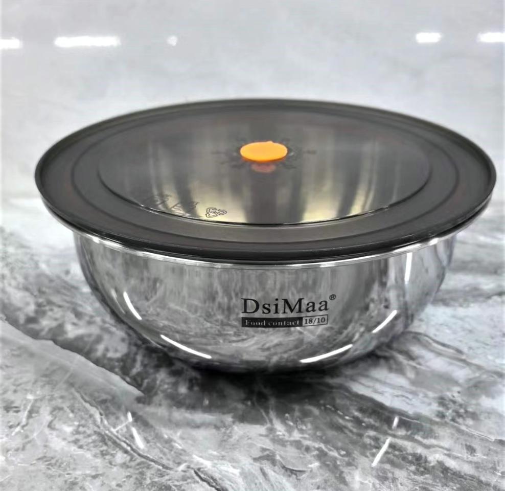 스텐 통3중 주방용품+밀폐뚜껑 포함(미사용 새것)