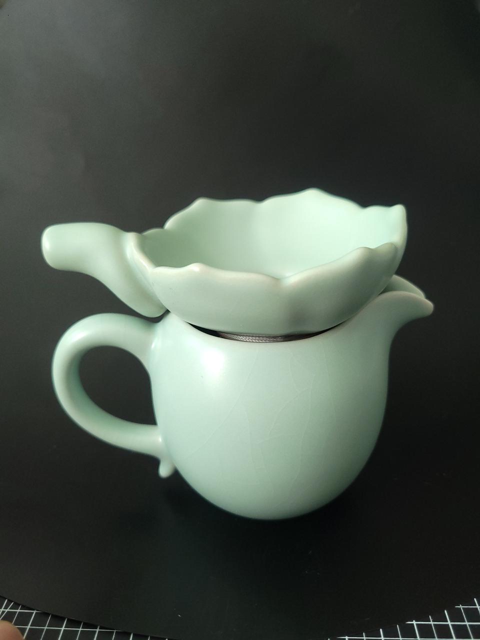 보이차 숙우,거름망 잔