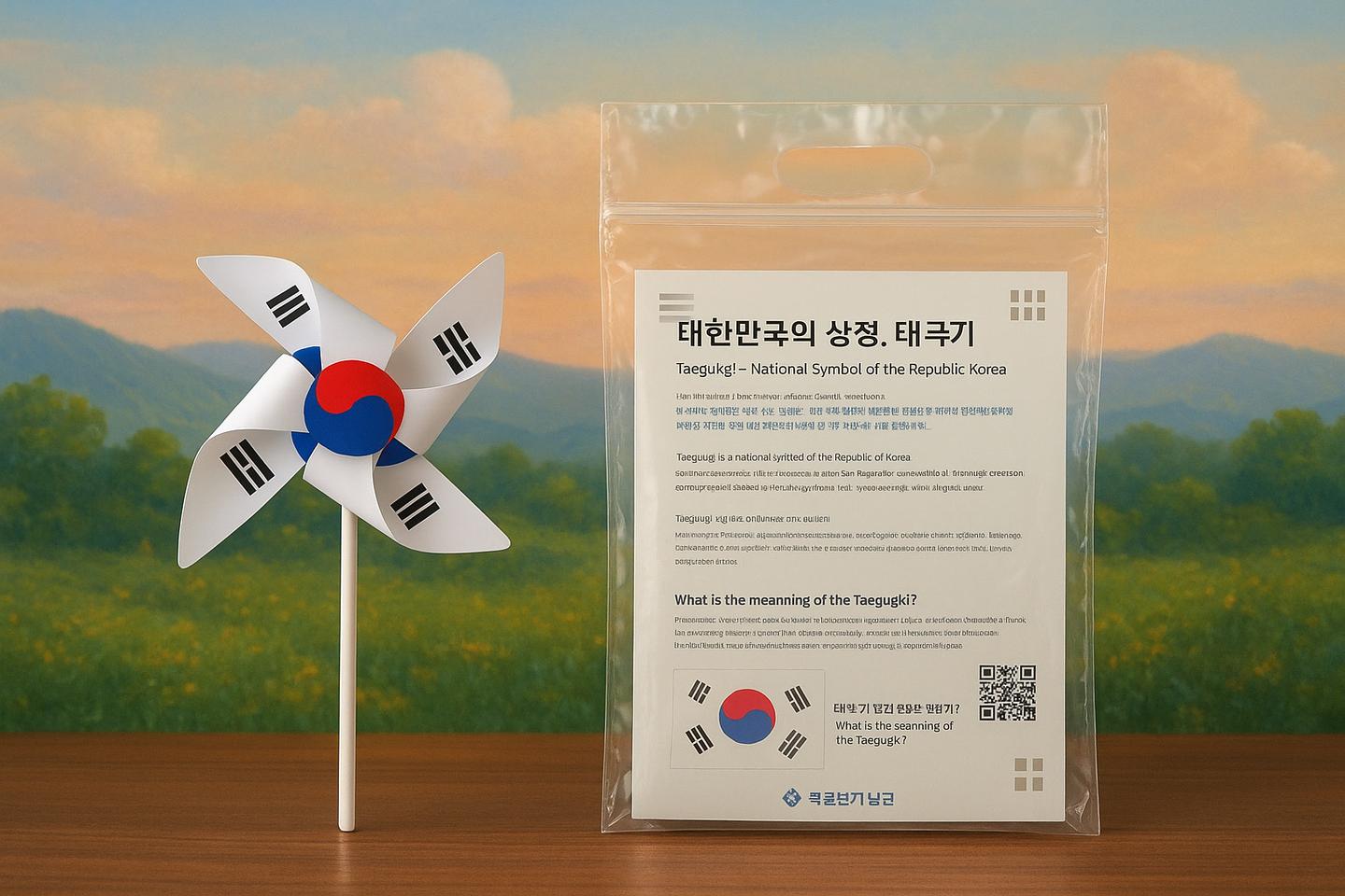 태극기 바람개비