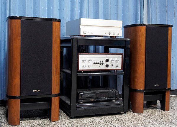 다이아톤 Diatone DS-205/DK-205 스피커 페어 스탠드 첨부