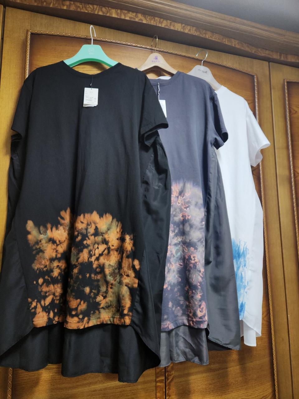 루즈핏 천연염색 원피스