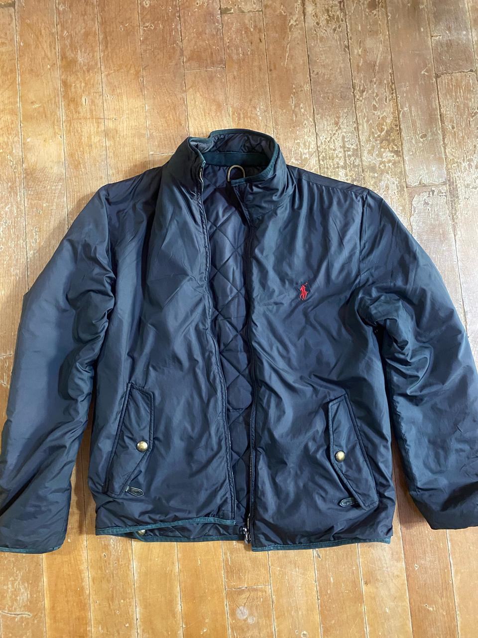 폴로 랄프로렌 M 남성 리버서블 퀼팅 패딩 점퍼