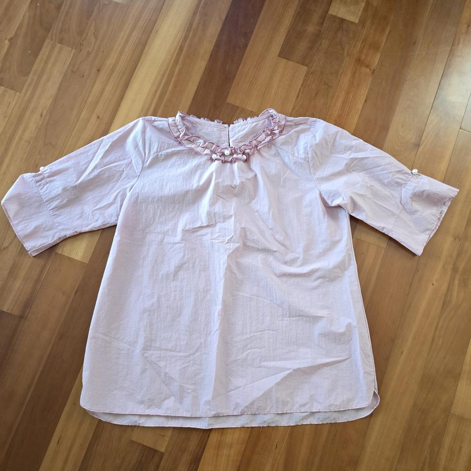 여자 반팔 진주 티  ( 66 ) - Used