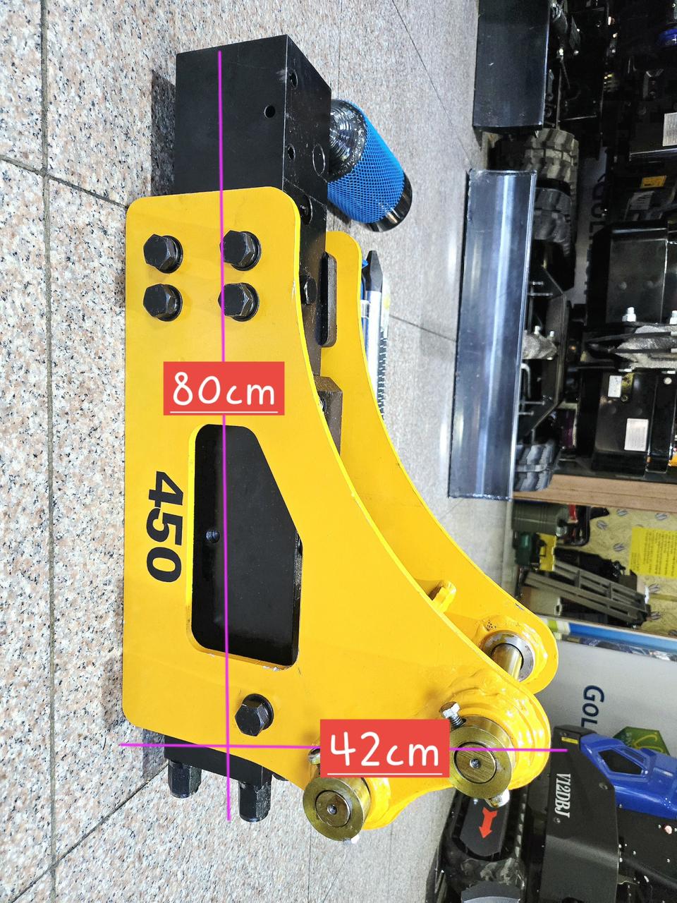 [쎈힘상사] 1.7톤~3톤 굴착기용 뿌레카 햄머 hammer