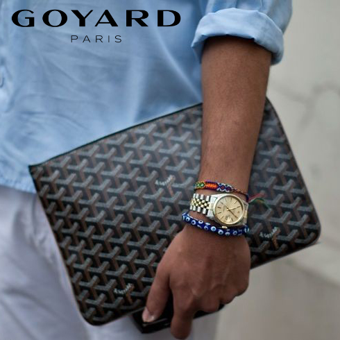 [정품] GOYARD 고야드 세나 포쉐트 MM 블랙 클러치백