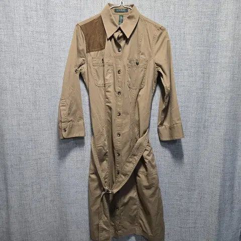 폴로랄프로렌 여성 허끈 롱 셔츠 원피스 s