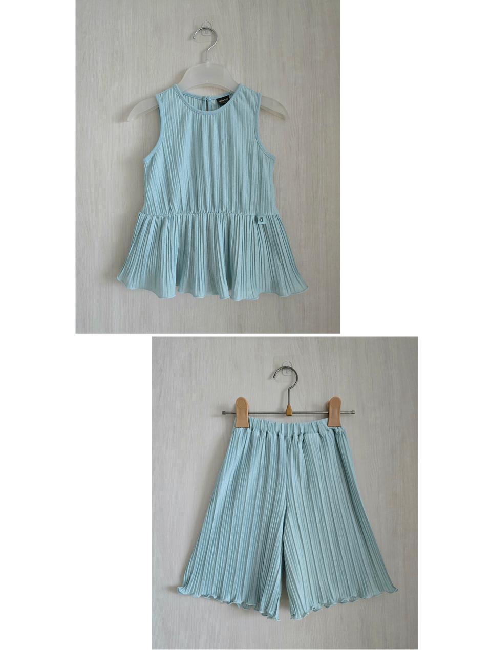 알퐁소 여아 나시 주름 6부 상하복 110사이즈