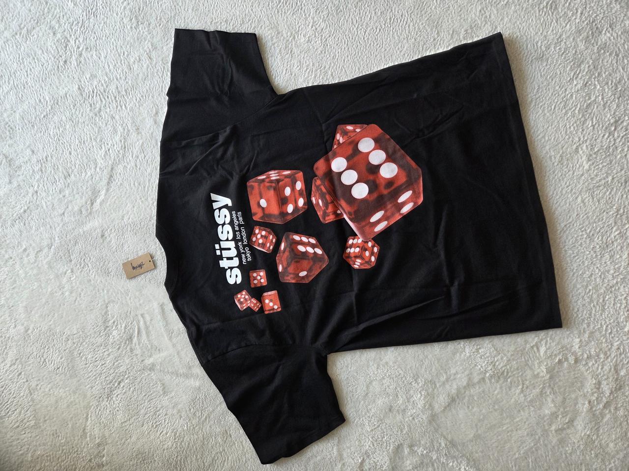 스투시 Rollers 롤러스 티셔츠 블랙