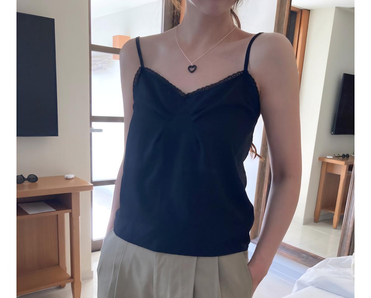 메이비베이비  디어리스트 비세 탑 블랙