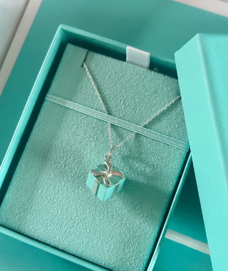 티파니앤코 스마일실버 목걸이