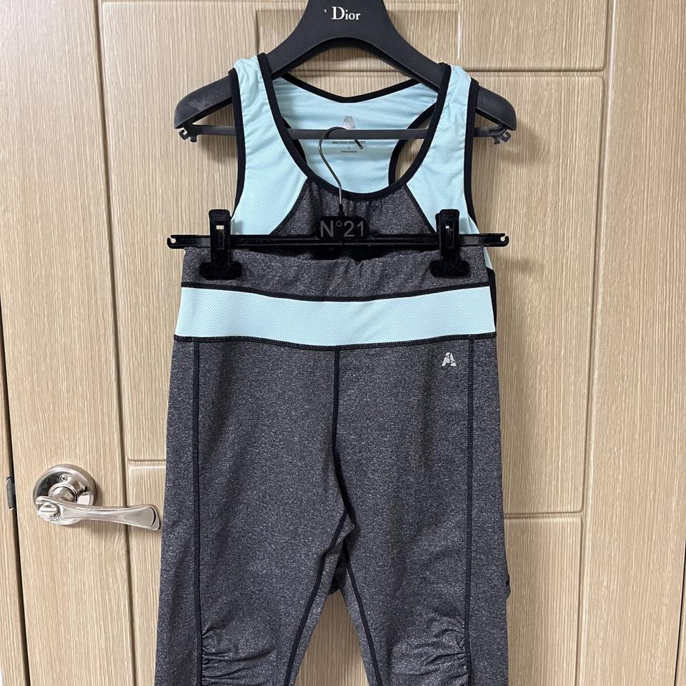 아보카도 운동복 세트 요가 필라테스