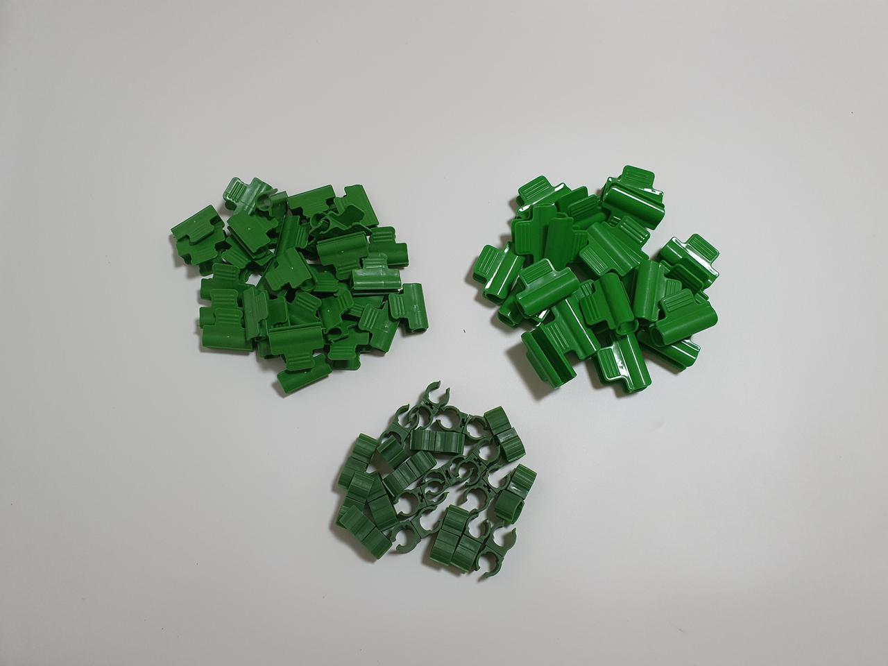 소형 하우스 비닐, 차광막, 지지대 클립 72개