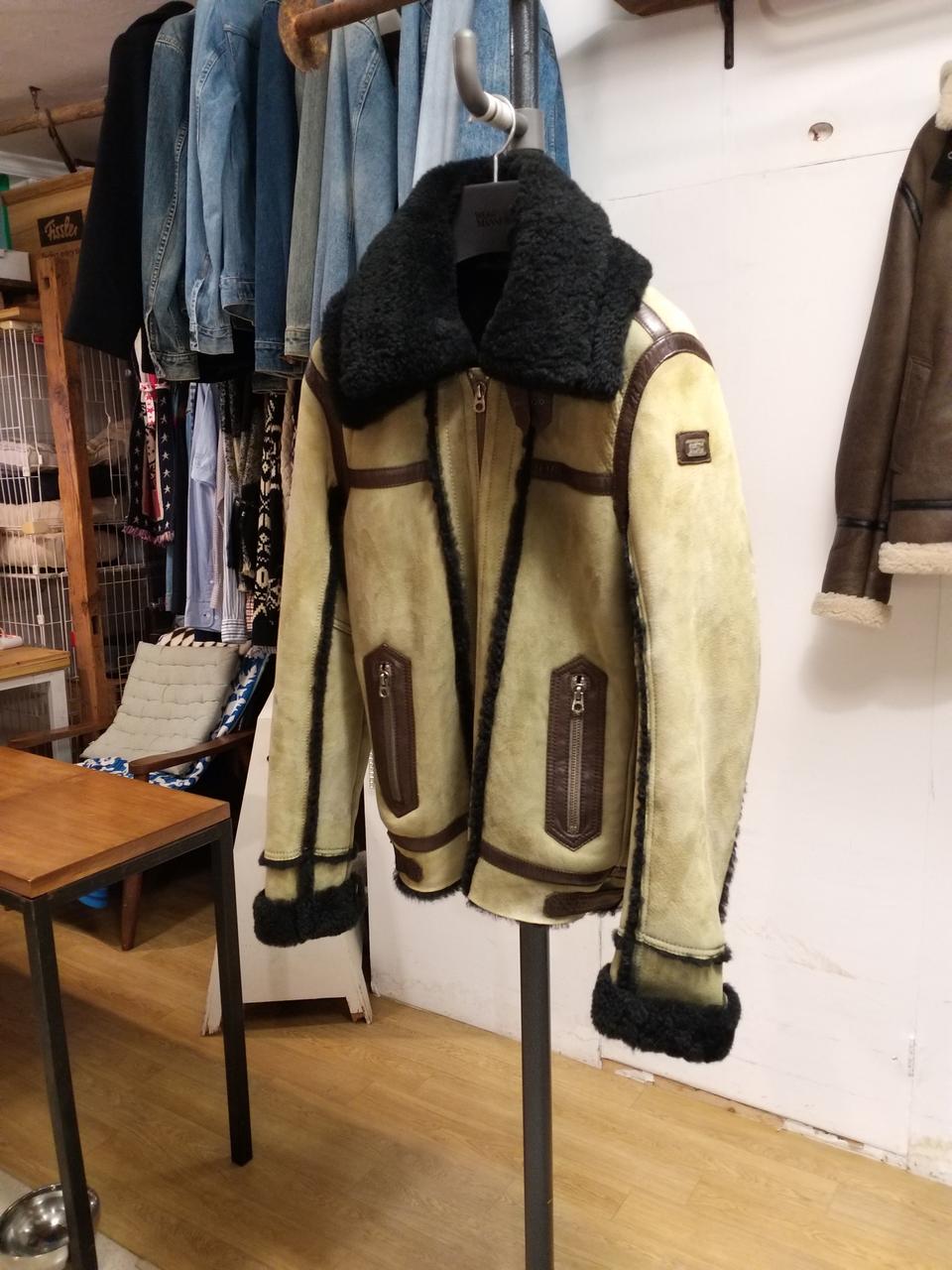 디젤 리얼양가죽 무스탕자켓 ㆍM