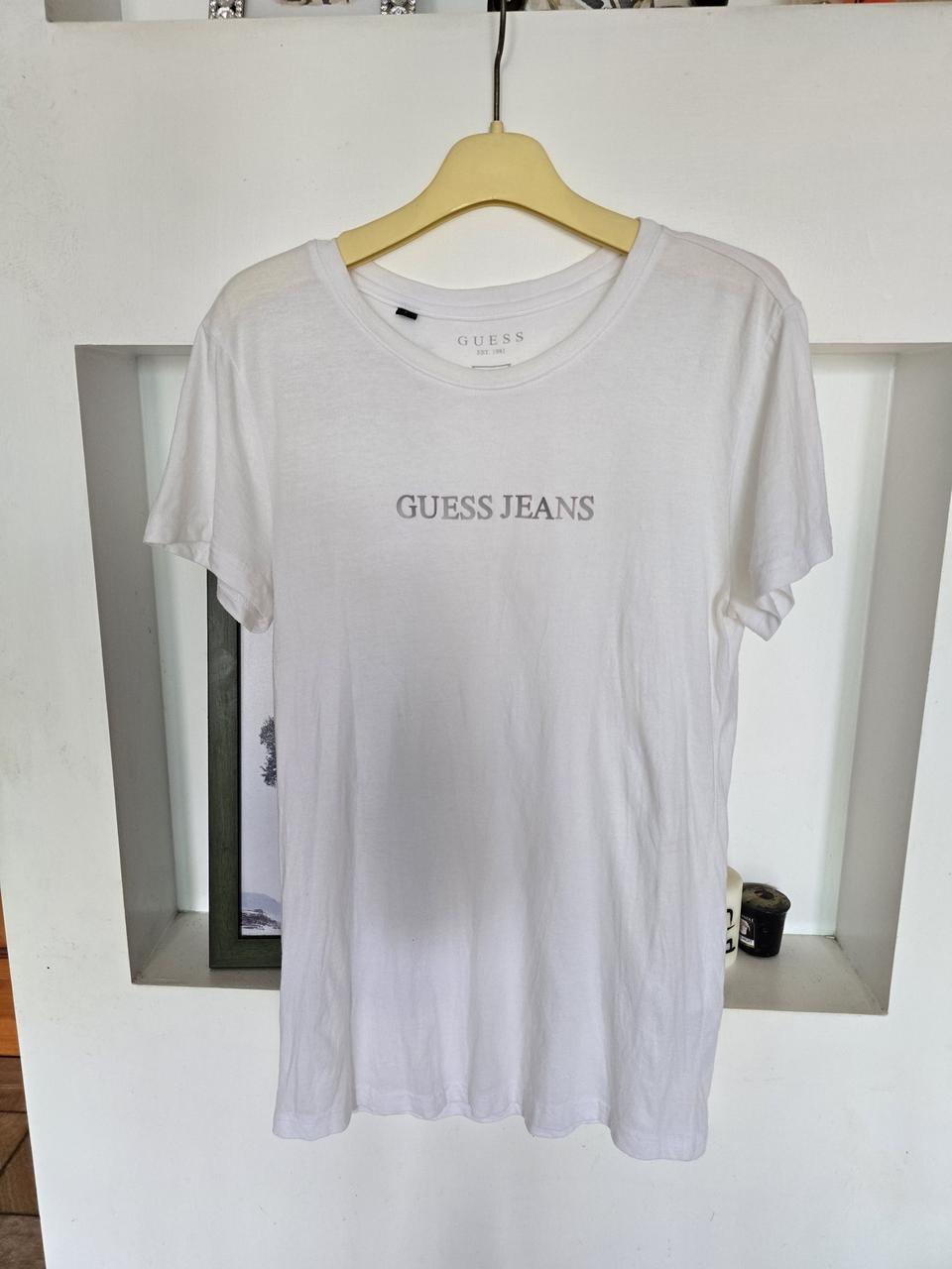 게스 JEANS 흰색 티셔츠 S