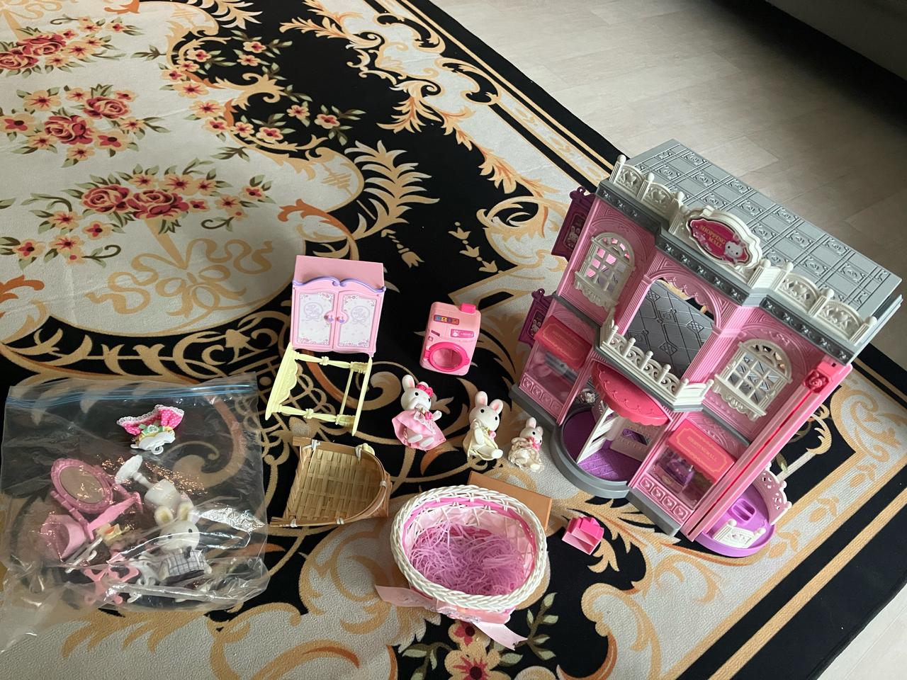 원앤원 콩지래빗 말하는 엘레베이터 쇼핑몰 인형놀이