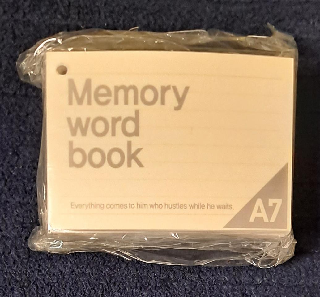 메모리링단어장 5개입 소프트크림